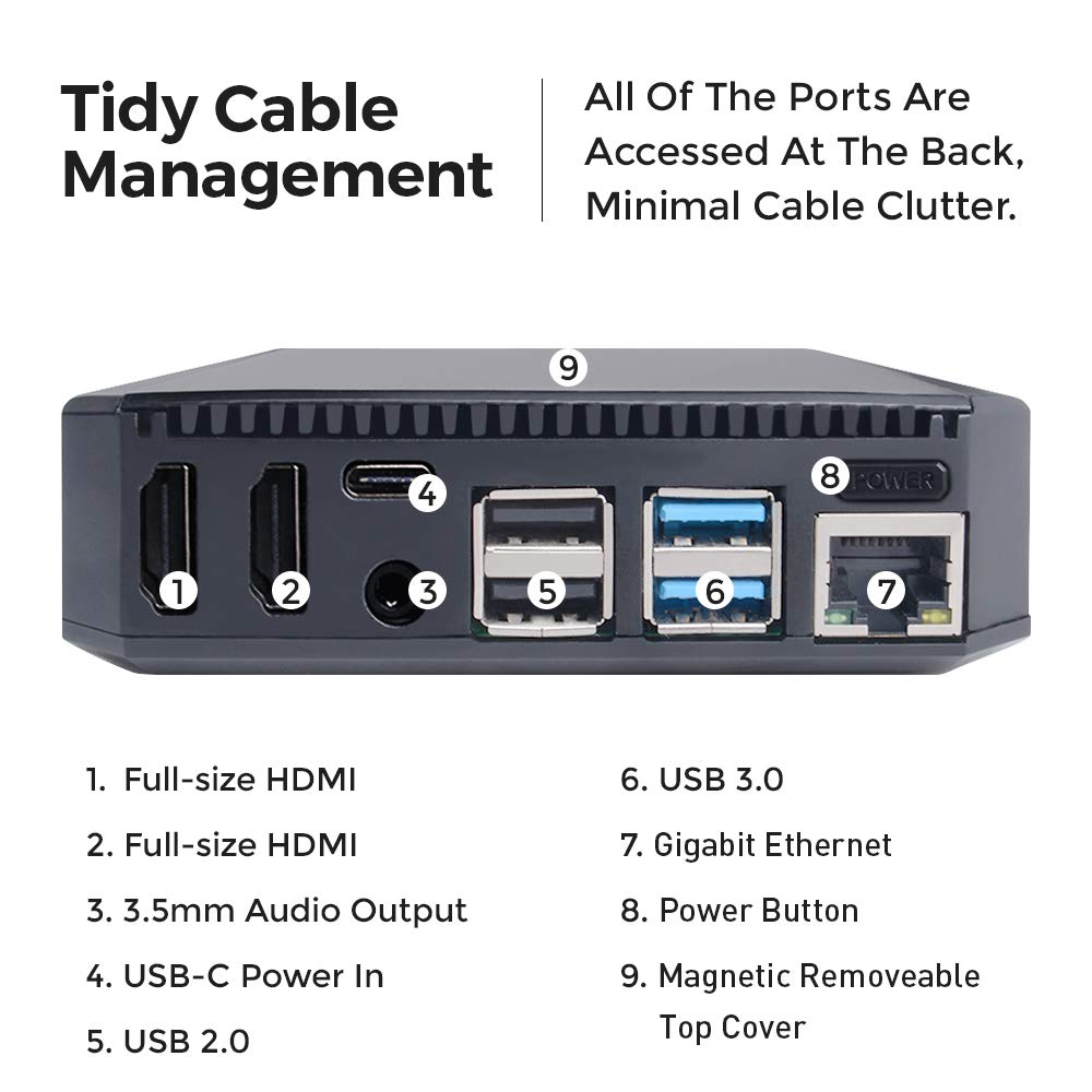 Raspberry Pi 4B 4GB & Argon One ラズパイ Amazon | GeeekPi Raspberry Pi4ケースArgon ONE V2ケース