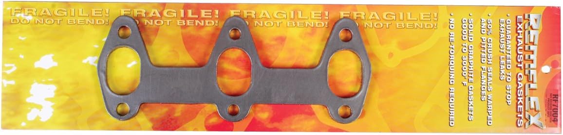Remflex 7004 Exhaust Gasket for Toyota V6 Engine, (Set of 2)