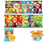Lay's Asian Chips Mystery Variety - Exotic Potato Chips China (2-Pack) | Imported Exclusive Assorted Flavors | International Asian Chips |