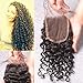 Elva Hair Free Part Deep Curly Lace Closure Bleached Knots Brazilian 3.5