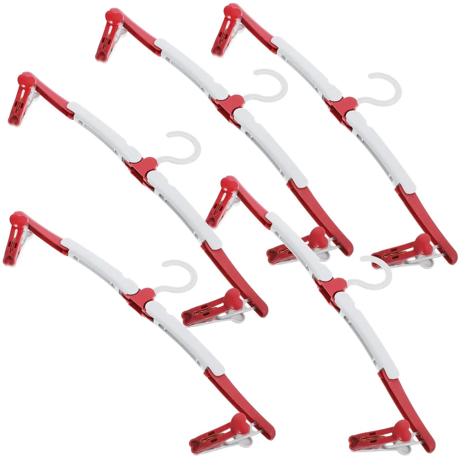 Travel Hangers 5Pcs Travel Folding Clothes Hangers Space Saving Foldable Portable for Suitcase Drying Pants Skirts