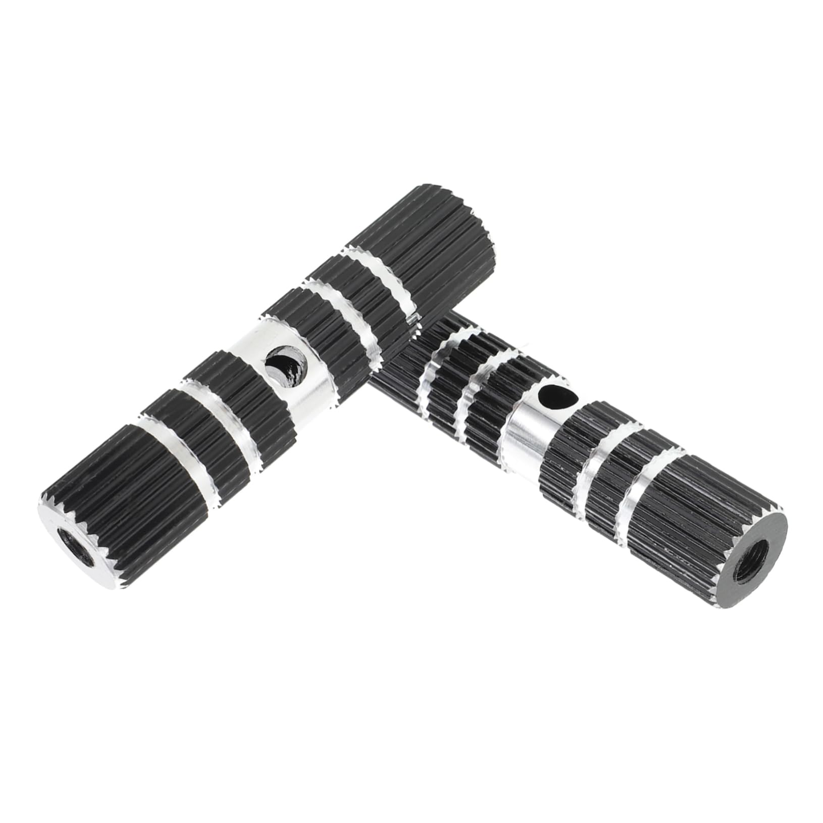 Toyvian 1pair Rear Foot Rest Pegs Aluminum Alloy Cycling Pegs for -Skid Design Easy Installation Compact