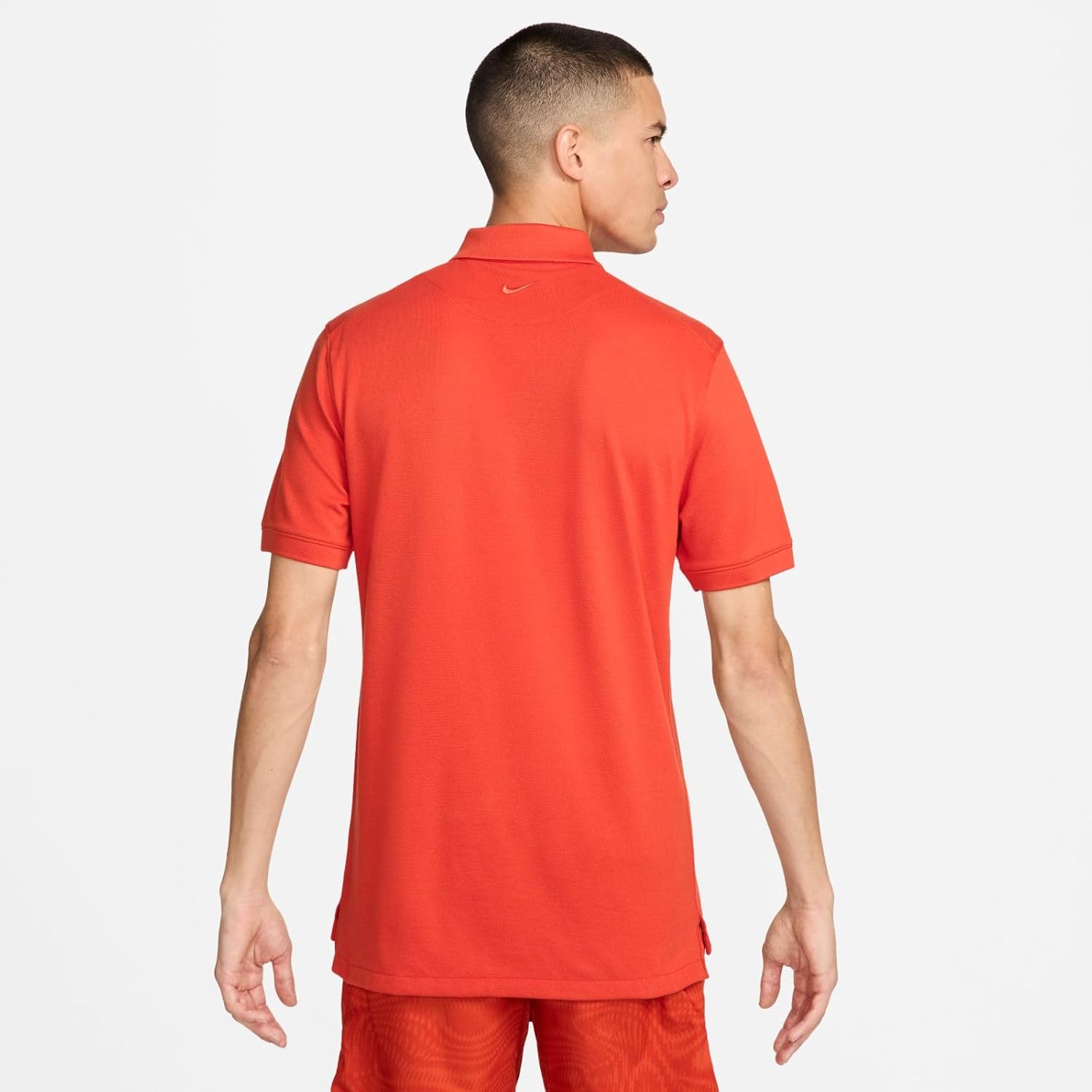 Nike The Polo Men's Slim Fit Polo Melbourne Court Tennis Short Sleeve Premium Woven Shirt - Image 3