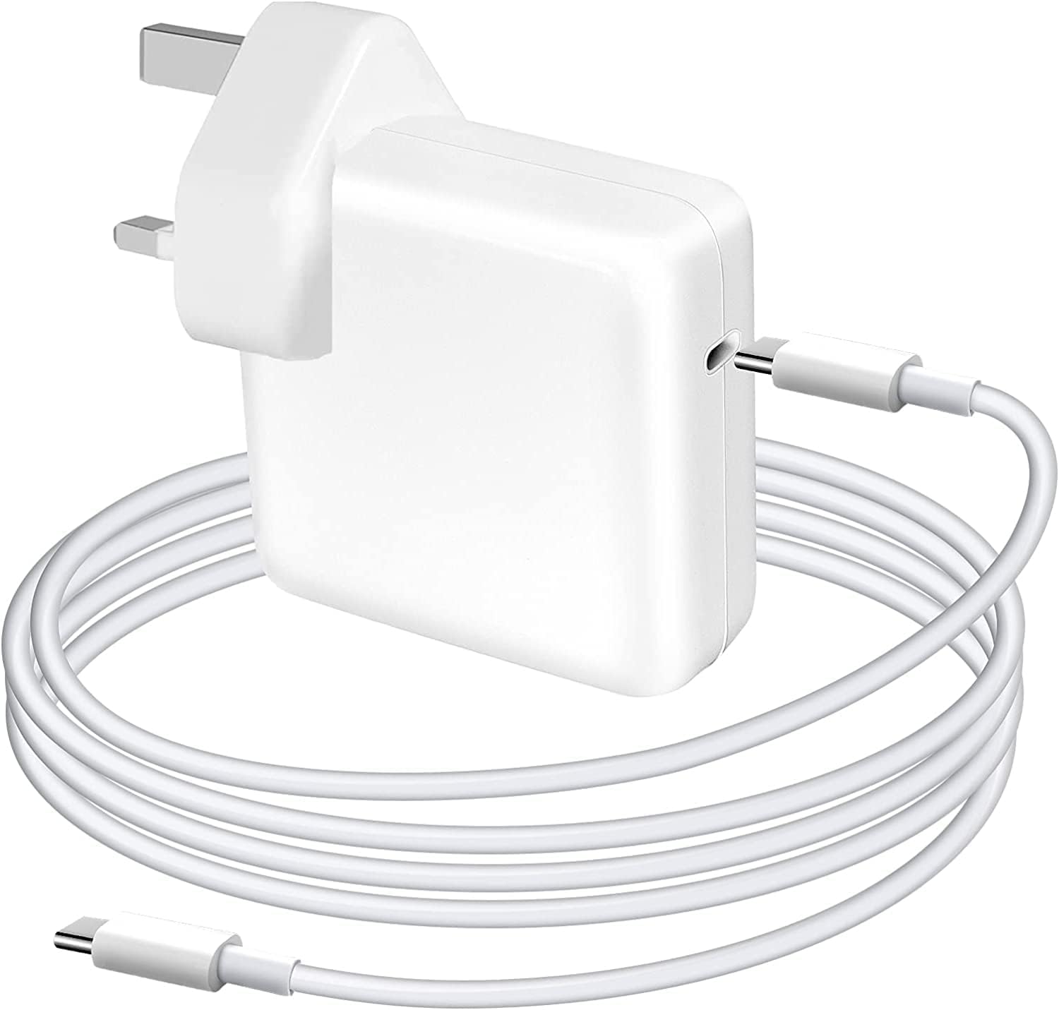 New Adapter Mac-book Pro Charger USB C, 96W Fast Charger Compatible with For New Macbook Pro&Air 13/16 Inch, For New iPad 12.9/11 Inch and All USB-C Device, Included USB C to C Cable(5.9ft/1.8m)
