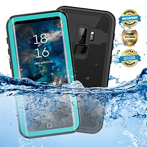 EFFUN Samsung Galaxy S9 Plus Waterproof Case, IP68 Certified Waterproof Underwater Cover Dust/Snow/Shock