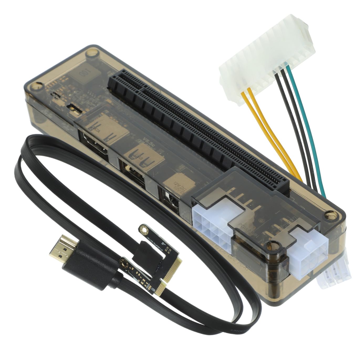 Gadpiparty Docking Station per Scheda Grafica Esterna per Laptop Portatile, Estensione Gpu Esterna Interfaccia Pci-e, Accessorio per Giocatori e Professionisti Stili multipli