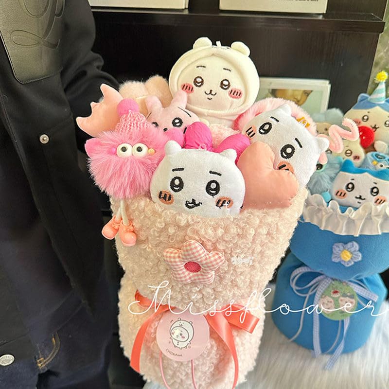 Amazon.co.jp: ぬいぐるみ花束 ちいかわ/うさぎ/ハチワレ