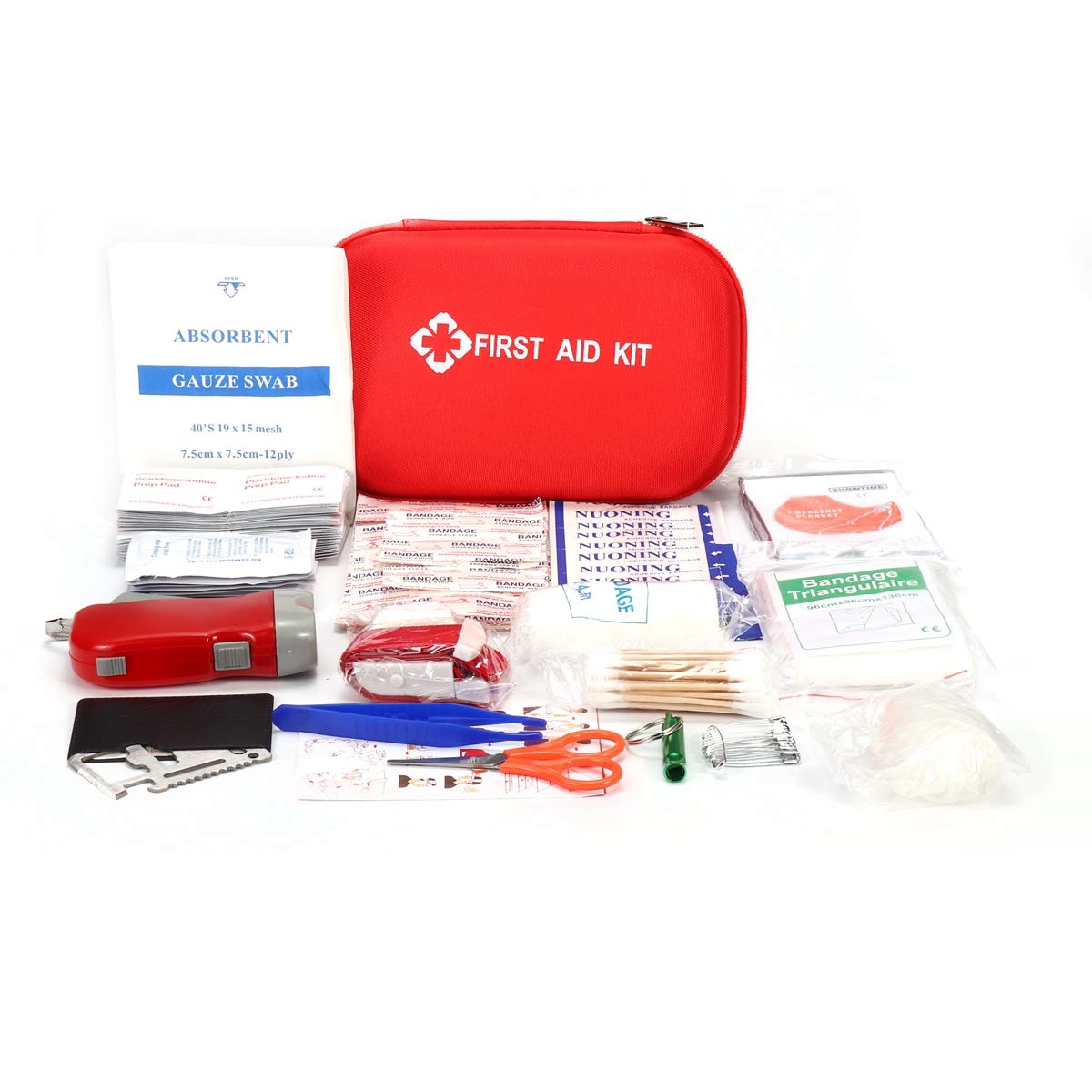YONGYAO 215 stücke Erste Hilfe Satz Notfalltasche Home Auto Outdoor American Red Cross Guide Set