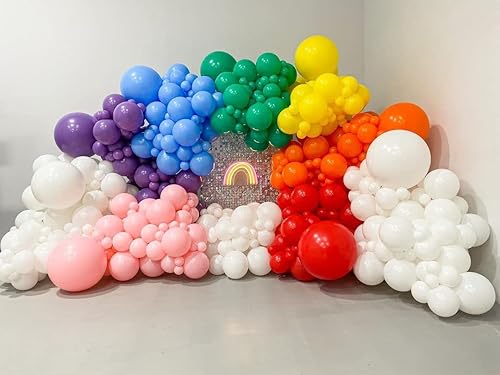 Miniatura 10 de Globos morados, 110 unidades, kit de arco de guirnalda de globos morados de 5101218 pulgadas, globos morados de látex mate, globos de diferentes