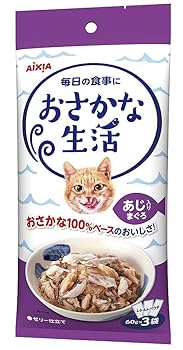 Amazon | 健康缶 （まとめ買い）アイシア おさかな生活 あじ入り