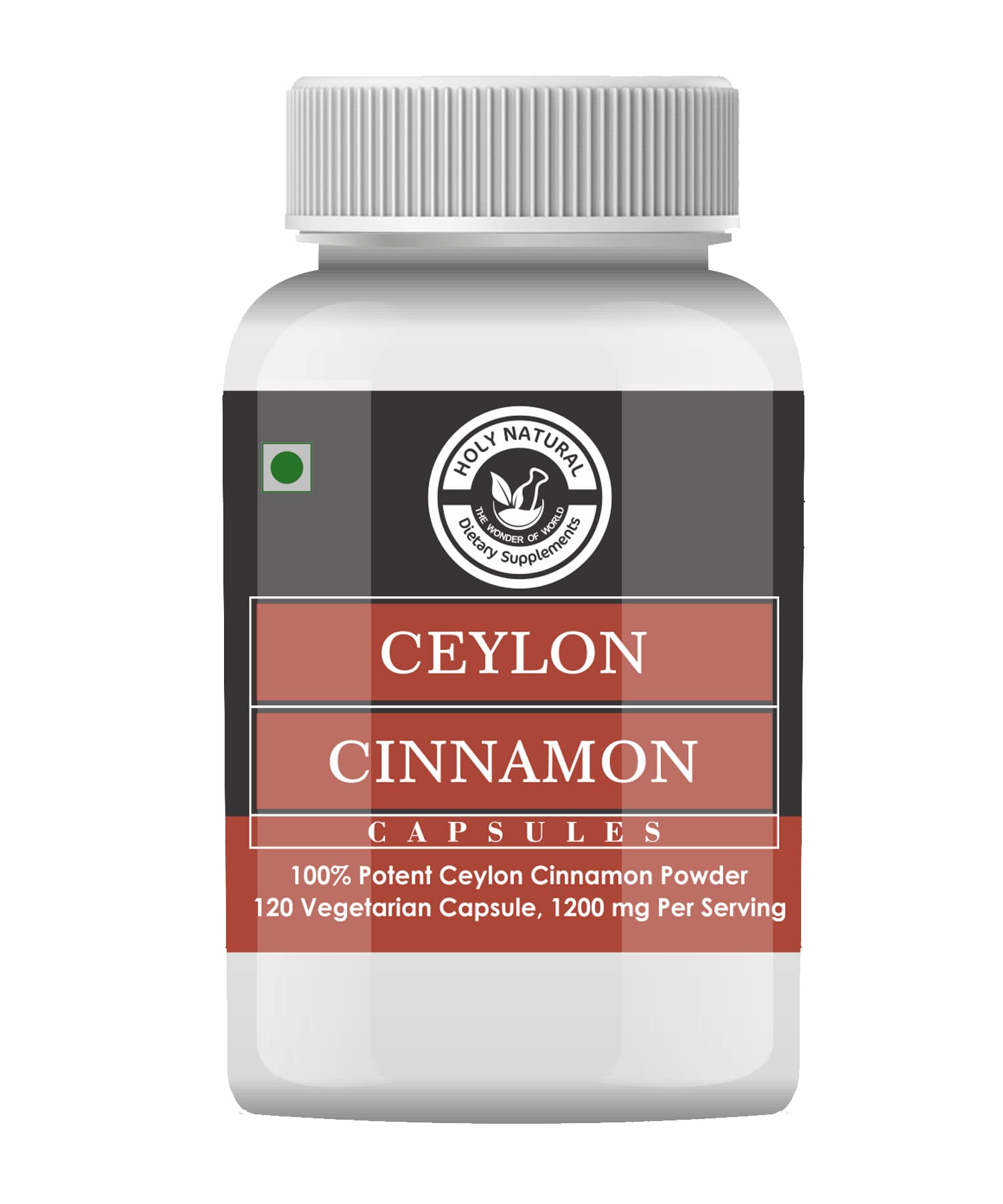 Holy Natural Ceylon Cinnamon Capsules - 120 Capsules (600mg /Cap) (B0BSXM39WY) Amazon Price History, Amazon Price Tracker