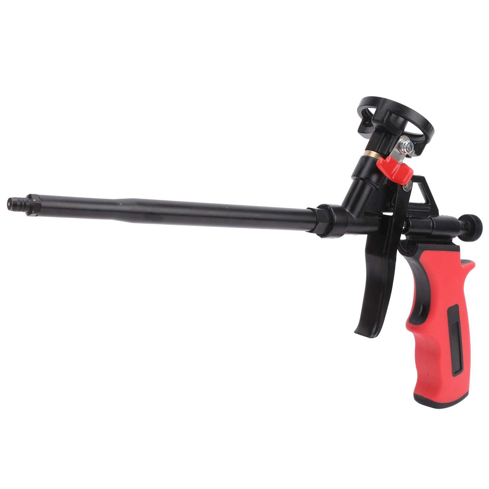 Respicefinem Expanding Foam Gun Caulking PTFE Spraying Aluminum Alloy Tools with Valve Switch Durable and Wear Suitable for Home Filling Sealing and Isolating Small Gaps