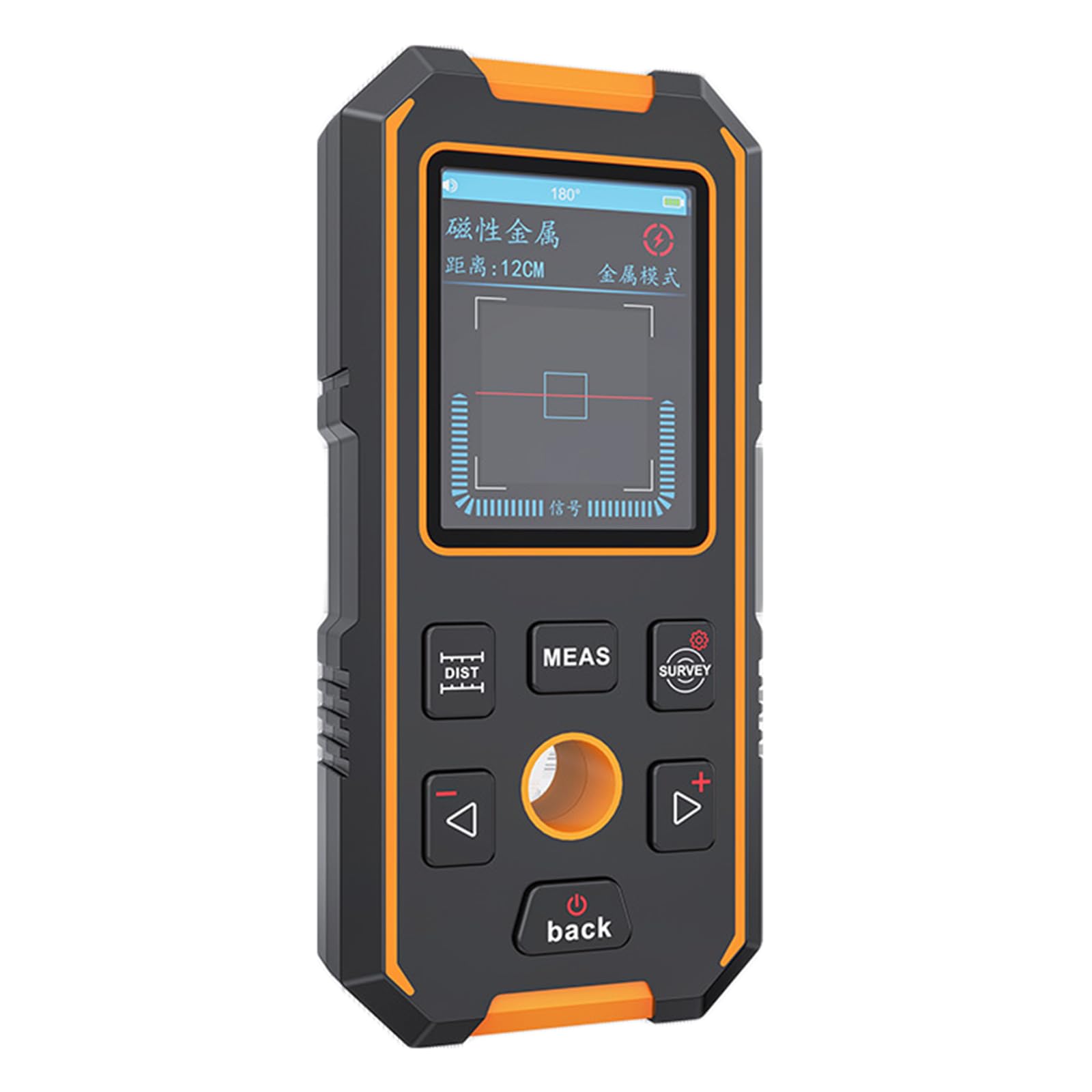 Detector De Vigas para Paredes, Detector De Vigas Recargable, Modos De Medición De Metal, Madera Y Cables De CA, con Medición De Distancia, Pantalla LCD HD Y Voz