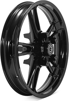 TOFR 21x3.5 Enforcer Front Wheel Rim Dual Disc For Harley Tri Glide Ultra Classic 2019-2024 Freewheeler FLRT 2019-2024 Tri Glide CVO/SE 2020-2022 Black