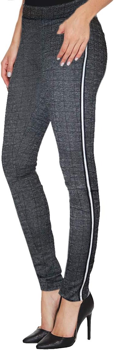 Hybrid & Company Women's Casual Leggings Elastic Waistband Skinny Pants