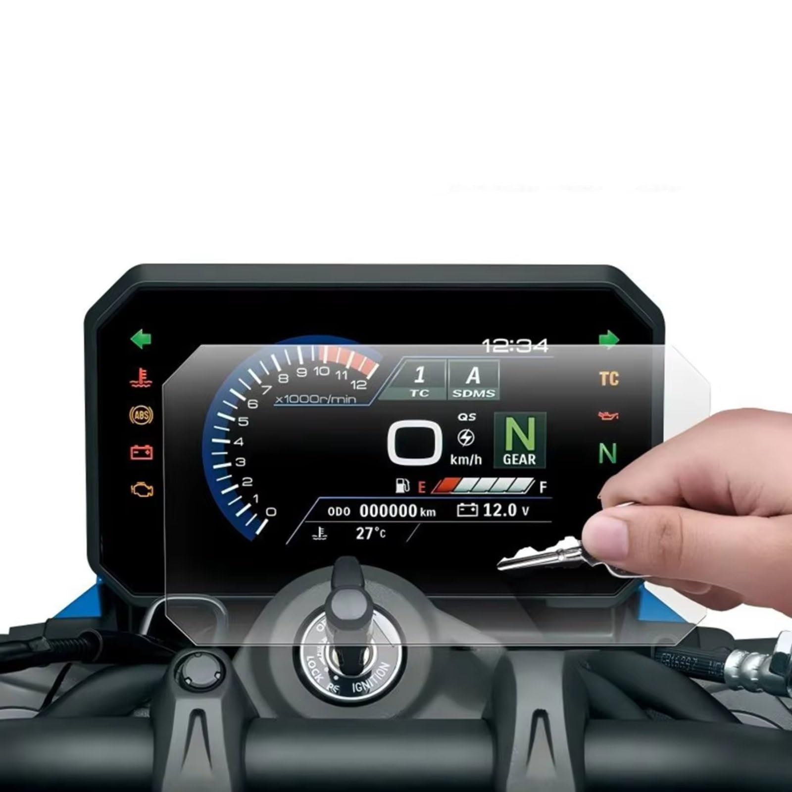 Folie Motorrad Display Kompatibel Mit Suzuki Für GSXS1000 2025–2026 Motorrad-Displayschutzfolie Instrumenten-Cluster-Schutzfolie TFT-Display