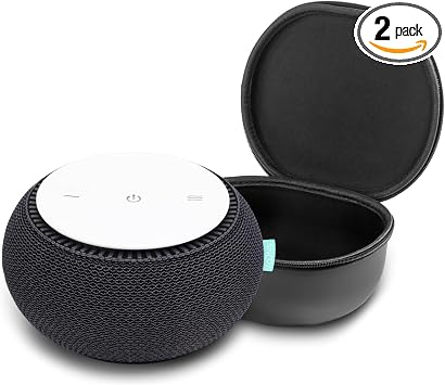 SNOOZ Travel Bundle - Original Charcoal Smart White Noise Sound Machine and Travel Case