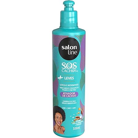 Amazon Com Linha Tratamento Sos Cachos Salon Line Ativador De Cachos Leve 300 Ml Salon Line Tratamiento Sos Curls Collection Mild Curl Activador 10 14 Fl Oz Belleza Y Cuidado Personal