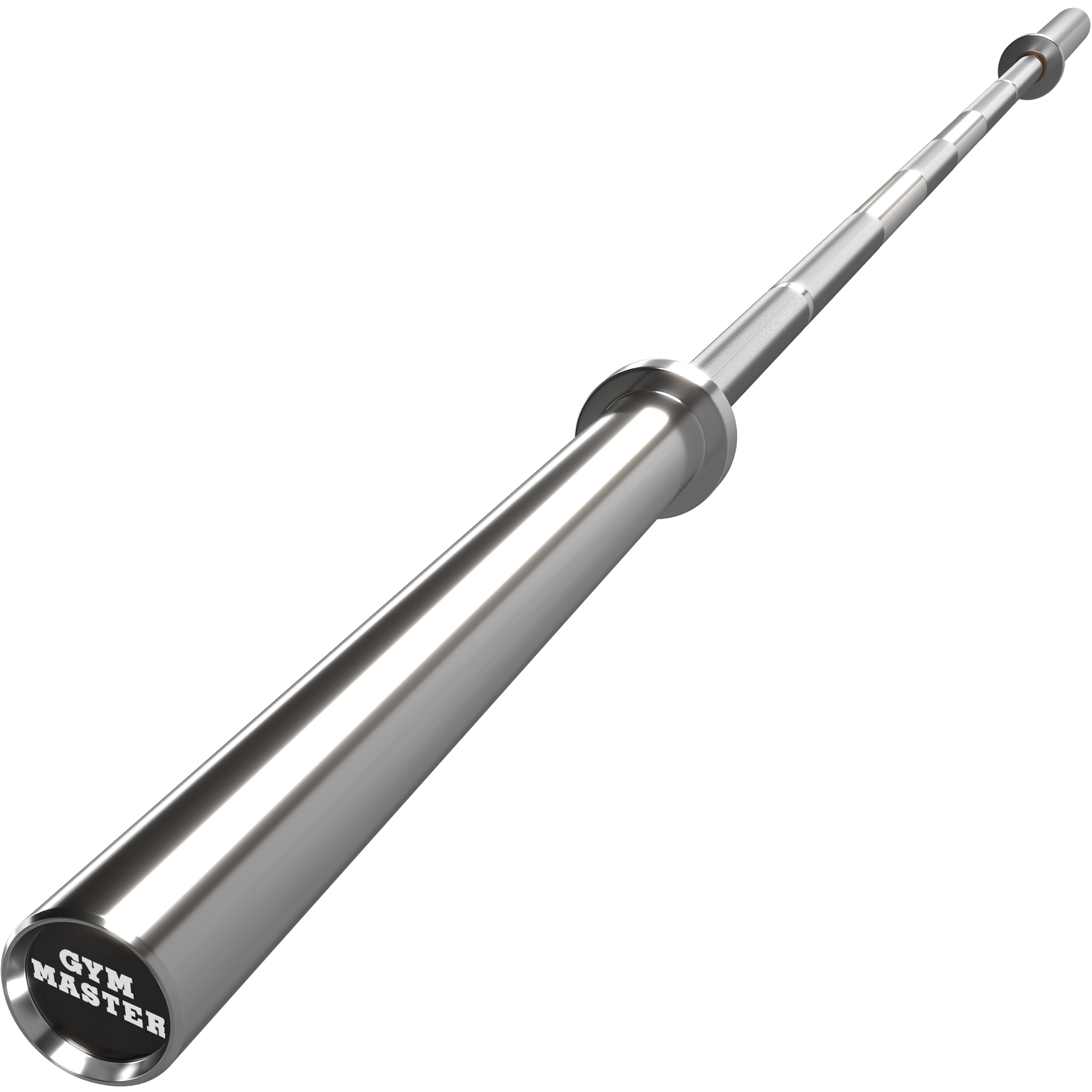 GYM MASTER 2" Diameter Olympic Barbell with Rotating Sleeves & Spring Clip Collars - 7ft โ image 1