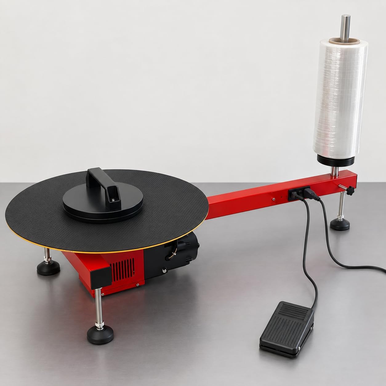 Elektryczna maszyna do owijania folii stretch, gramofon 60 kg, 30 obr./min