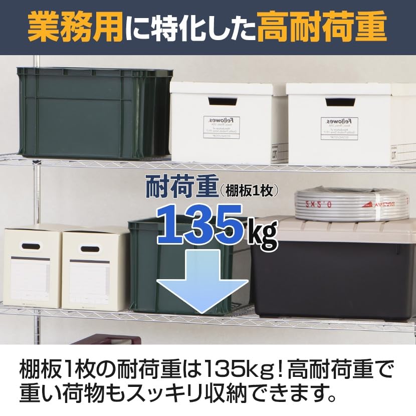 Amazon.co.jp: オフィスコム 法人様向け シェルゴ スチールラック 5段