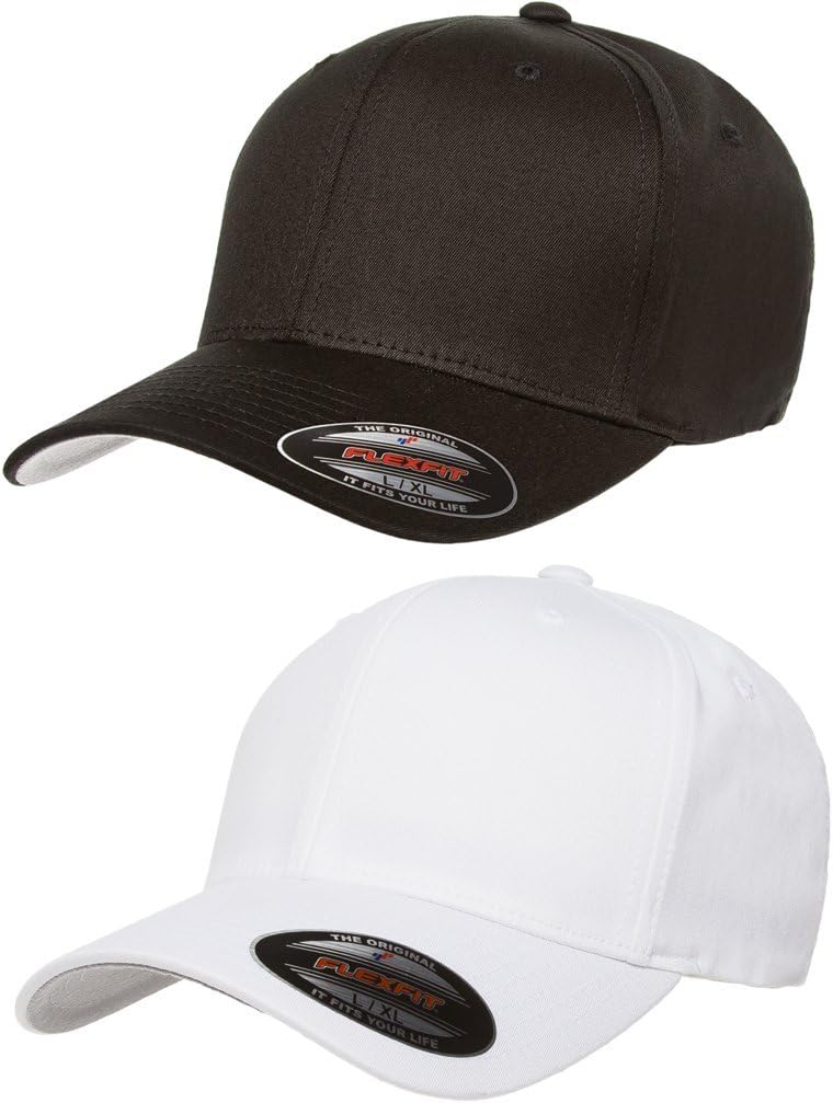 Flexfit 2-Pack Premium Original Cotton Twill Fitted Hat