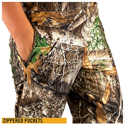 HOT SHOT Youth Camo Rain Pant - Waterproof, Ultra-Quiet, Pull-On Outdoor Hunting Pants3