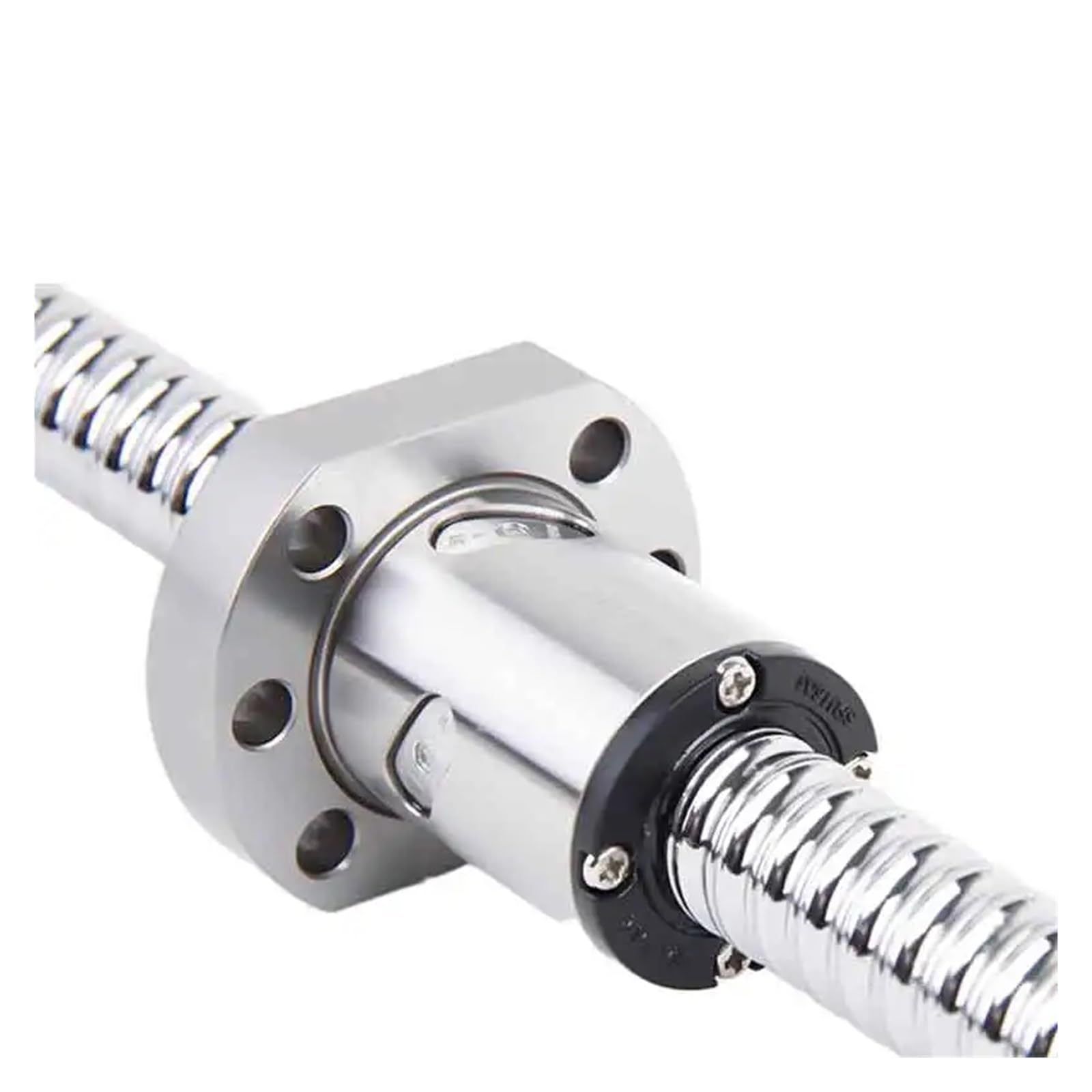 Metal Ball Screw nut end Processing C5 Ball Screw SFA2010 Flange Nut End Machined CNC Parts Bearing Housing BK BF Mode Use for 3D Printer Ball Screw(750mm)