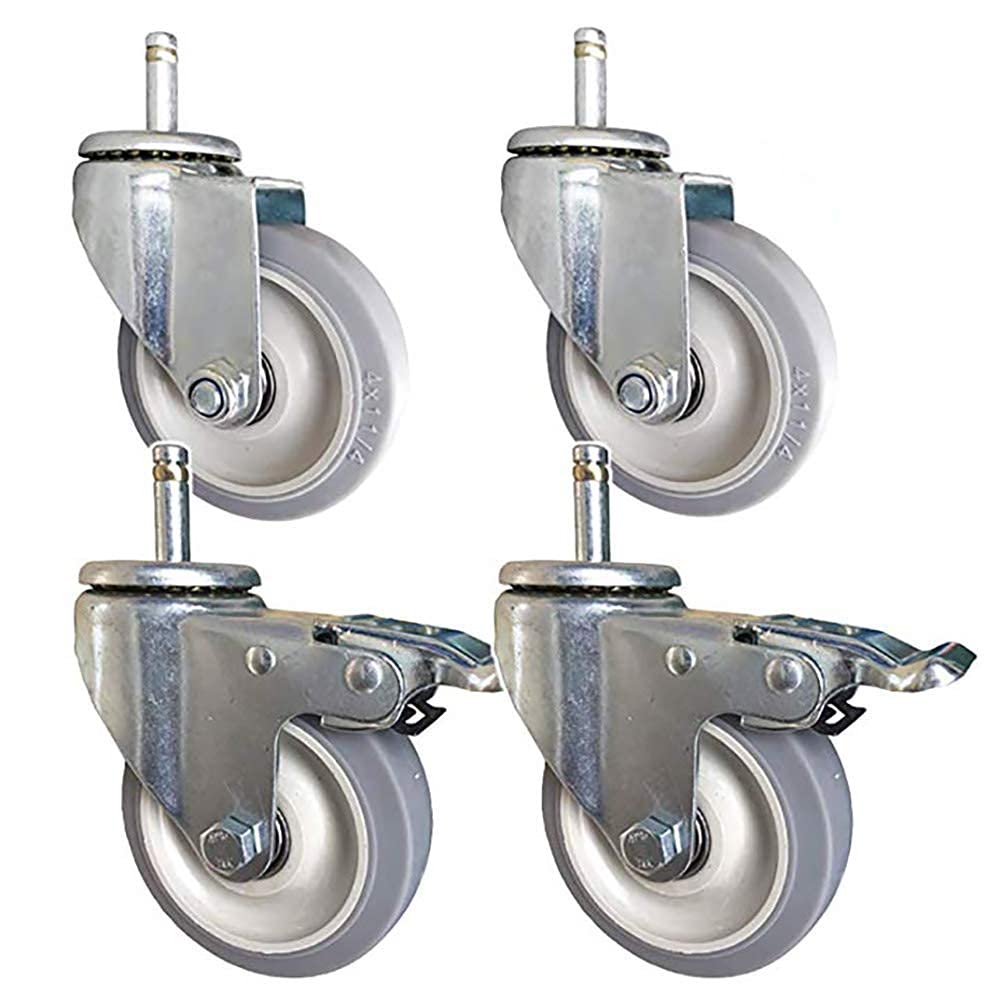 Roulettes de transport 100mm industrielles roulettes de chariot M12 M14