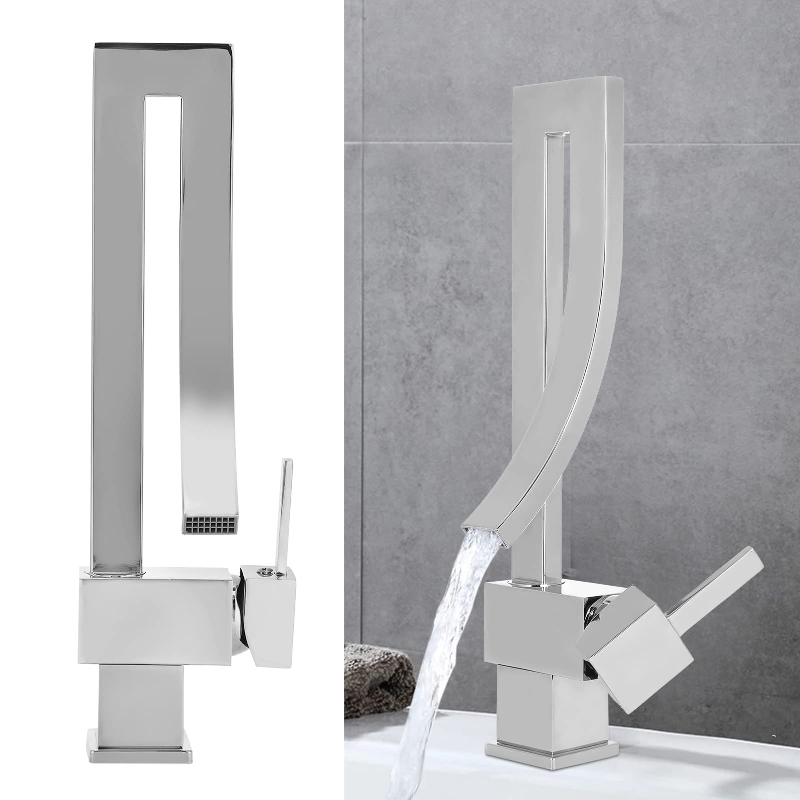 Rubinetto per Lavello da Cascata G1/2 Miscelatore Caldo Freddo