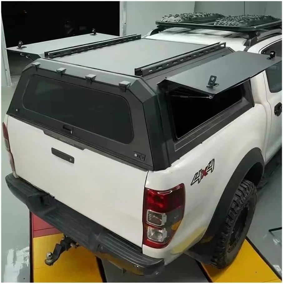 Off-Road Hard Type Topper Camper Pickup Tonneau Cover 4x4 Truck Canopy Compatible with F150 Ranger