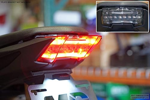Miniatura 7 de Luces traseras LED secuenciales integradas con lente ahumada para Yamaha FZ-09 MT-09 2017-2020
