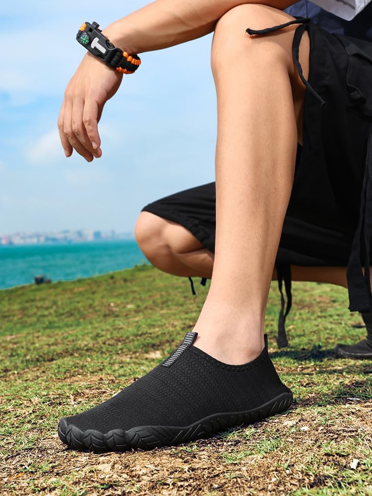 Water Shoes Womens Mens Quick-Dry Aqua Yoga Socks Barefoot Swim Pool Beach Shoes for Walking Hiking Diving Surf Ootdoor Water Sports - Image 3