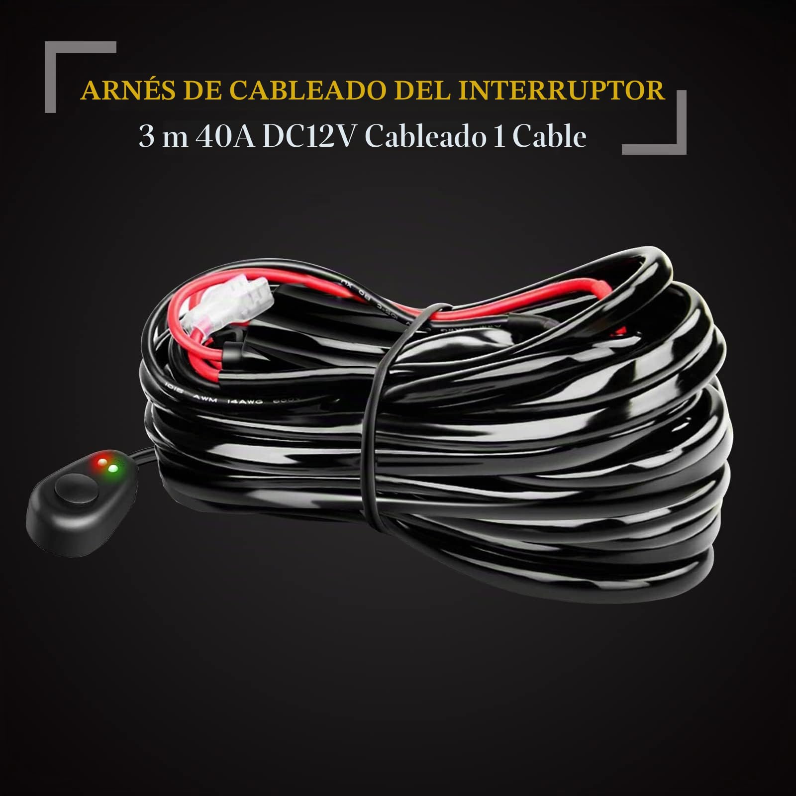 RIGIDON 42 Pulgadas 107cm 540W Curvada Barra de Led 4x4 con 12V Kit de cableado, 2pcs 10cm 18W Focos Led, Largo Alcance Barra Luminosas led para Coche Todoterreno Off Road Camión Tractor SUV | 42 pulgadas 540 W largo alcance Rampa Led, 2 x 4 pulgadas, 18