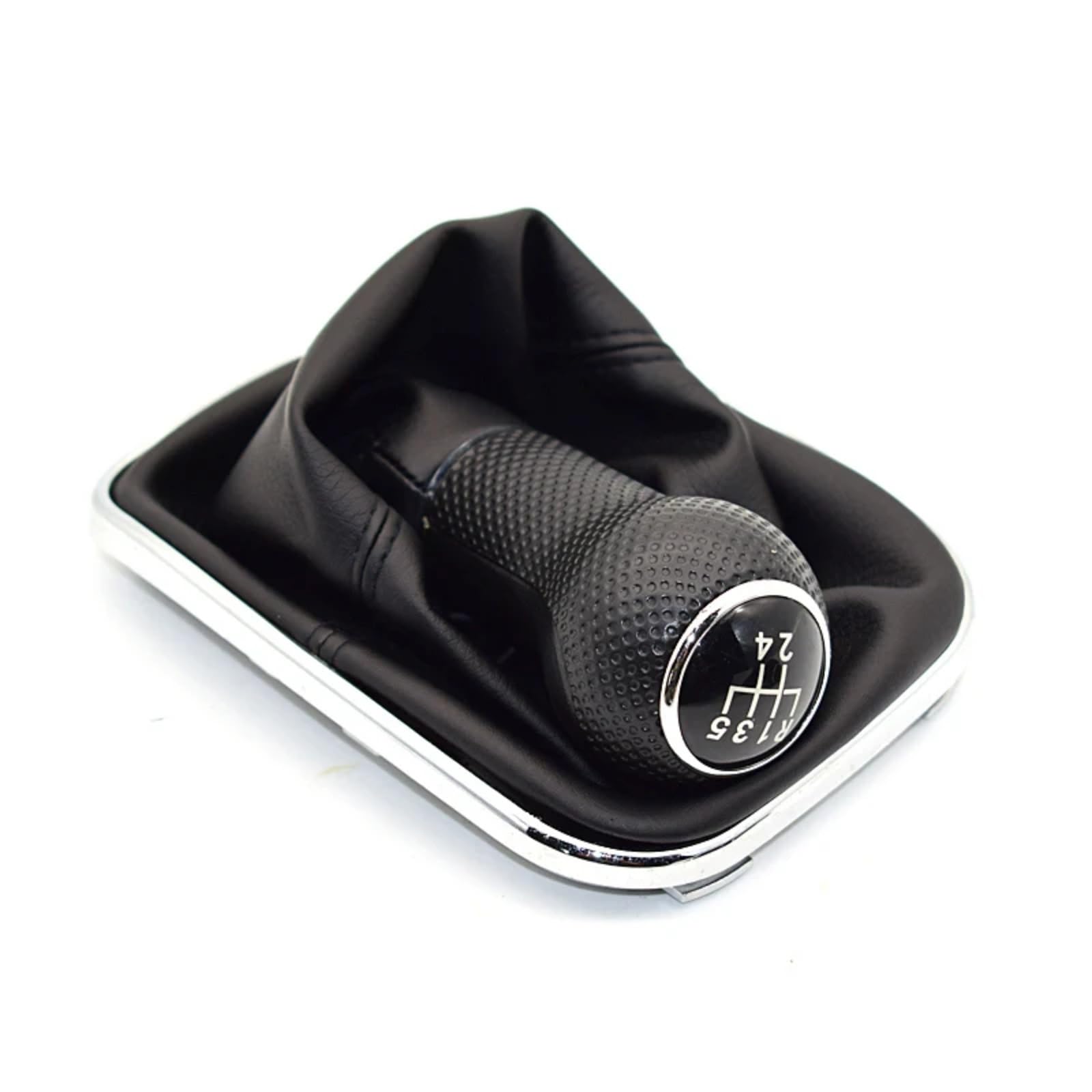 Compatibile con per R32 Mk4 2000 2001 2002 2003 2004 2005 5/6 velocità Leva del Pomello Cambio Shifter Gaitor Boot Cover Testa Bastone Leva Cambio dell'auto