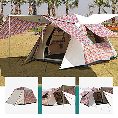 Tente de camping familiale double couche pour plage et randonnée - 3