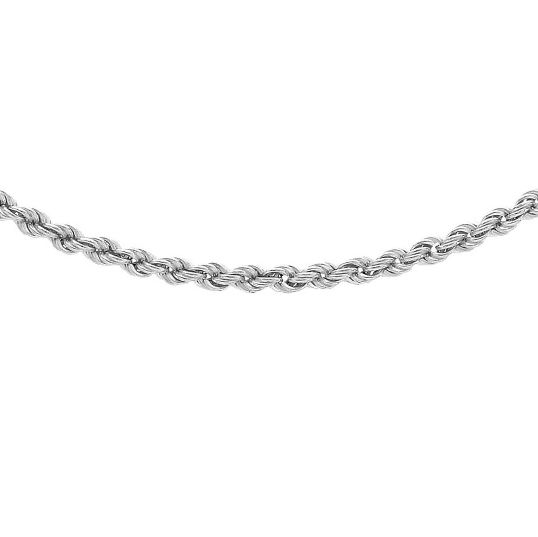 CARISSIMAWomen's 9 ct Gold Hollow 2 mm Rope Chain Necklace