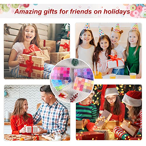 Quefe 10160Pcs, 120 Colors Clay Beads For Bracelet Making Kit, Flat Beads Bracelet Making For Girls 8-12, Polymer Heishi Beads For Jewelry Making Kit, For Preppy, Crafts Gifts #TOP6