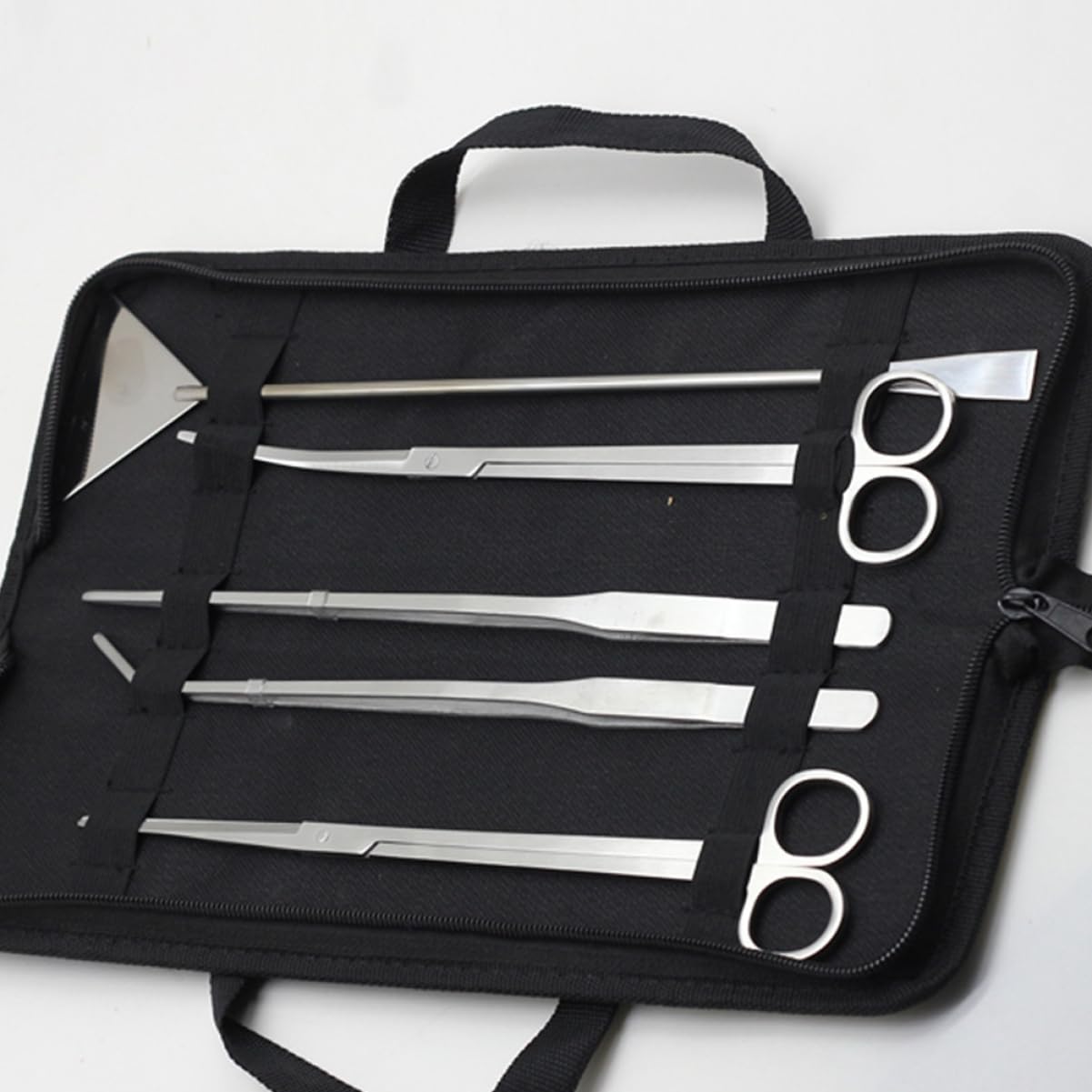 Mipcase Ensemble Doutils Dentretien pour Plantes Daquarium avec Ciseaux pour Aquascaping