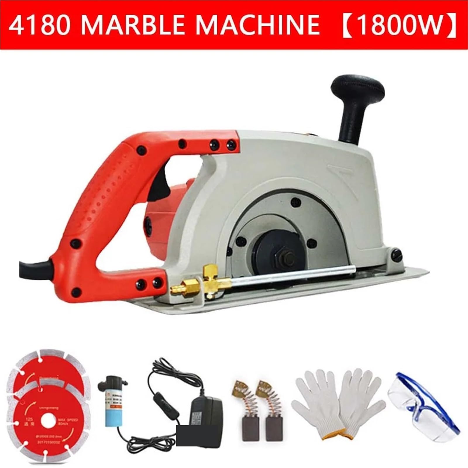 1800 W, 5500 obr./min, przemysłowa, profesjonalna maszyna do cięcia kamienia i betonu, tarcza piły 180 mm dla Fabryki(ME18F)