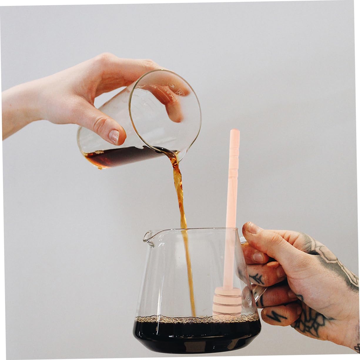 Ciieeo 25Pcs Long Handle Honey Sticks Wooden Honey Dippers for Stirring Tea Coffee Jam for Home Party Use