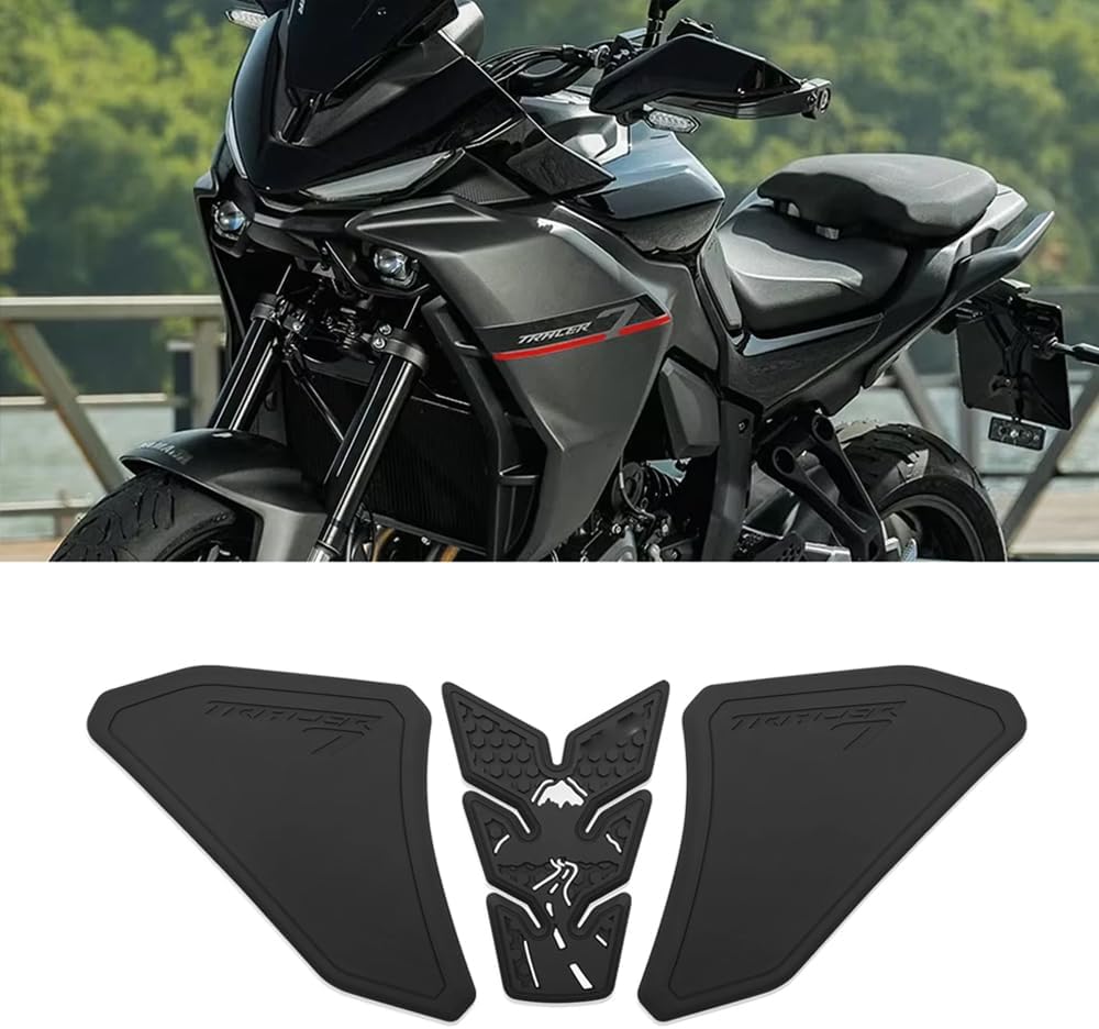 For TRACER 7/GT Tracer7 GT 2025 Motorcycle fuel tank pad fuel tank traction pad anti-slip side fuel tank sticker