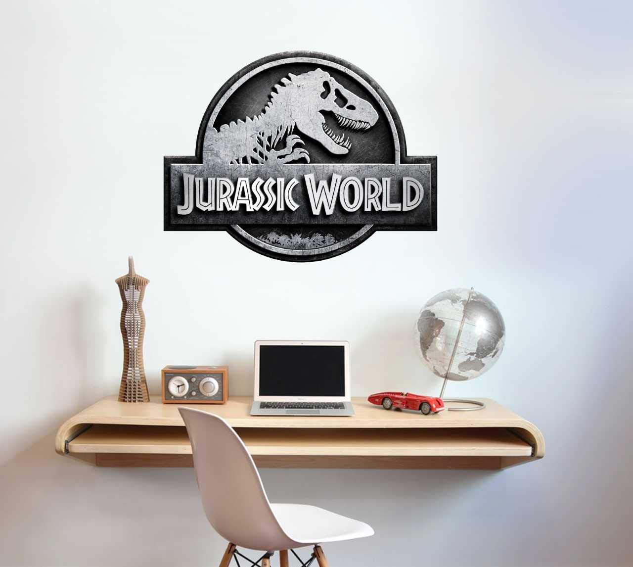 Jurassic World : Fallen Kingdom Dinosaur Logo Wall Mural Vinyl Art Decal Sticker (60cm)