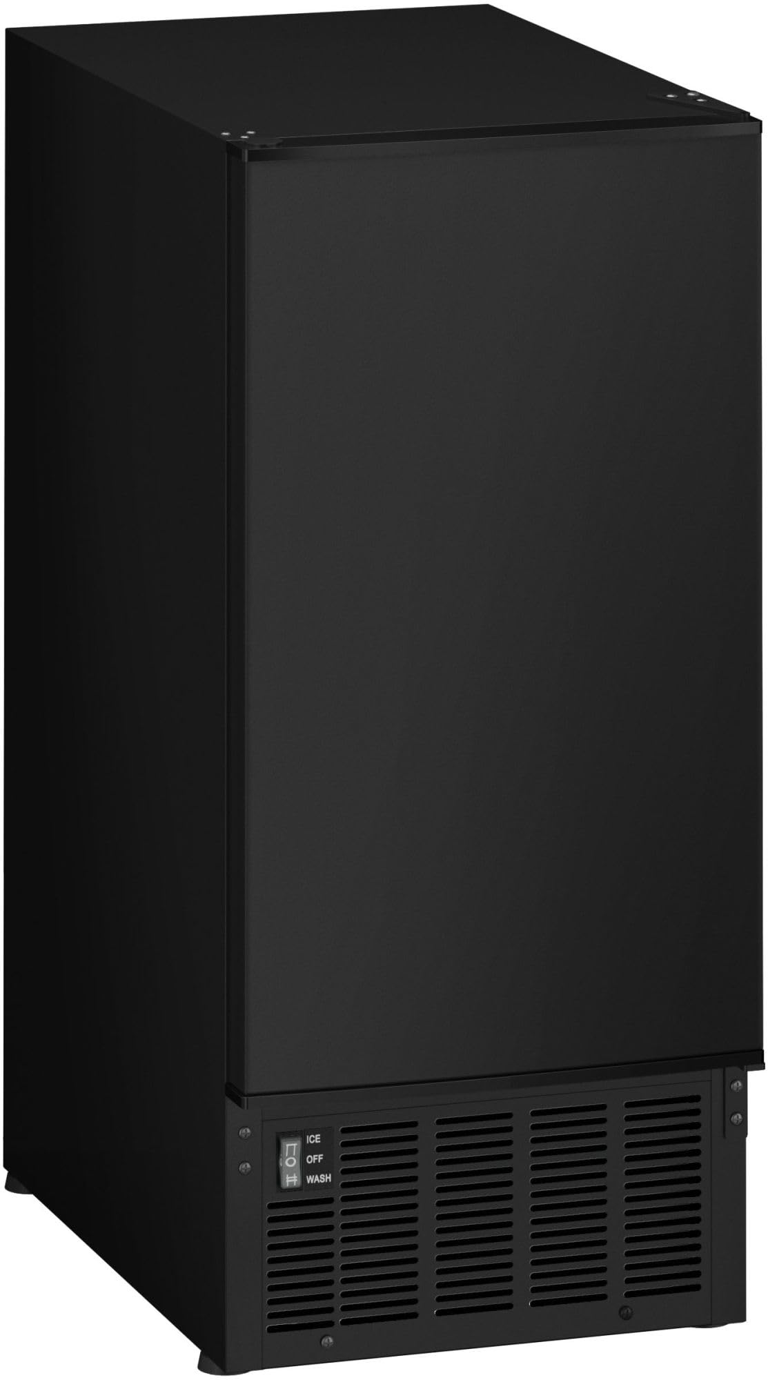 EdgeStar IB450BL 50 Lb. 15 Inch Wide Undercounter Clear Ice Maker - Black Stainless Steel on Fridge.com