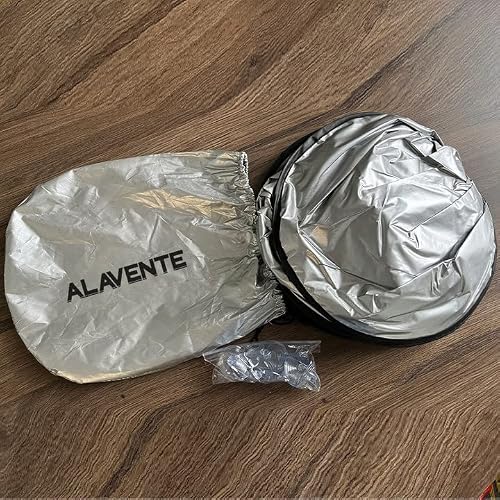 Alavente 6Pcs Full Car Sunshade, Universal Windshield Window Sun Shade Side Folding Heat Reflector Vehicle Cool-Uv Ray Protector Visor Shield Cover #TOP7