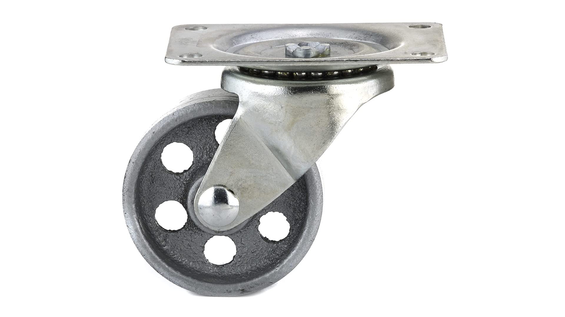 Richelieu Hardware (76 mm) F25049 Industrial sintered Iron Swivel Casters, 3 Wheel Diameter, Metal