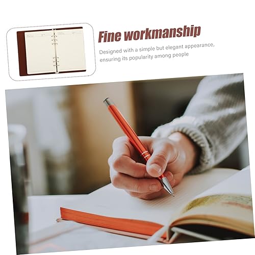 Miniatura 6 de GRIRIW Loose-leaf Planner Notebook Business Detachable Notepad for Scheduling Journaling and Note-taking Creative Pu Faux Leather Design for