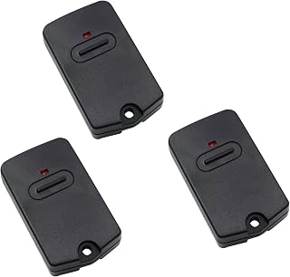 RB741 FM135 Mighty Mule Gate Remote 3-Pack - 318MHz 9-DIP Transmitter for GTO Openers MM371W MM572W MM360 & More