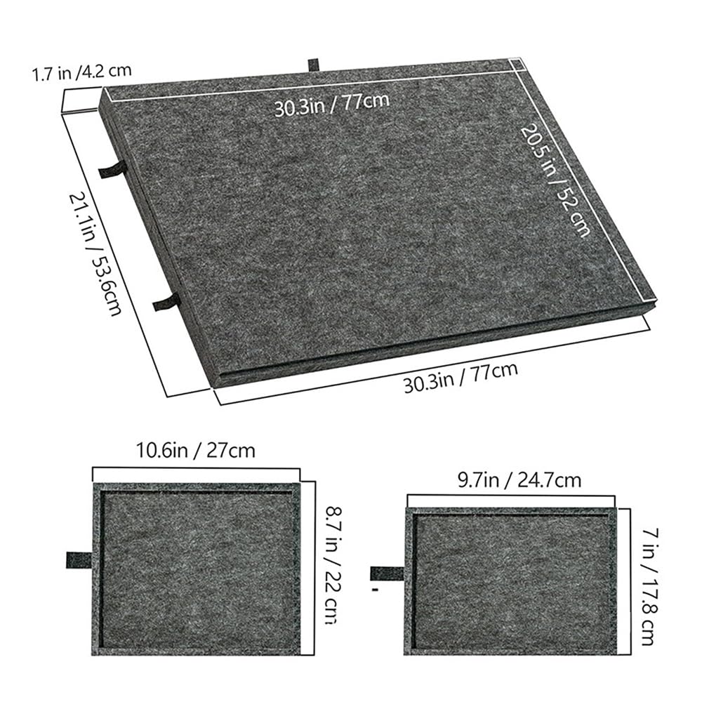 Mesa para Puzzle,Mesa de Rompecabezas 2 en 1 inclinable,Equipada con 6 cajones y bandejas - Puede Contener 1000 Piezas de Rompecabezas,Tablero de Rompecabezas de Fieltro Ligero,para Juegos,Regalo
