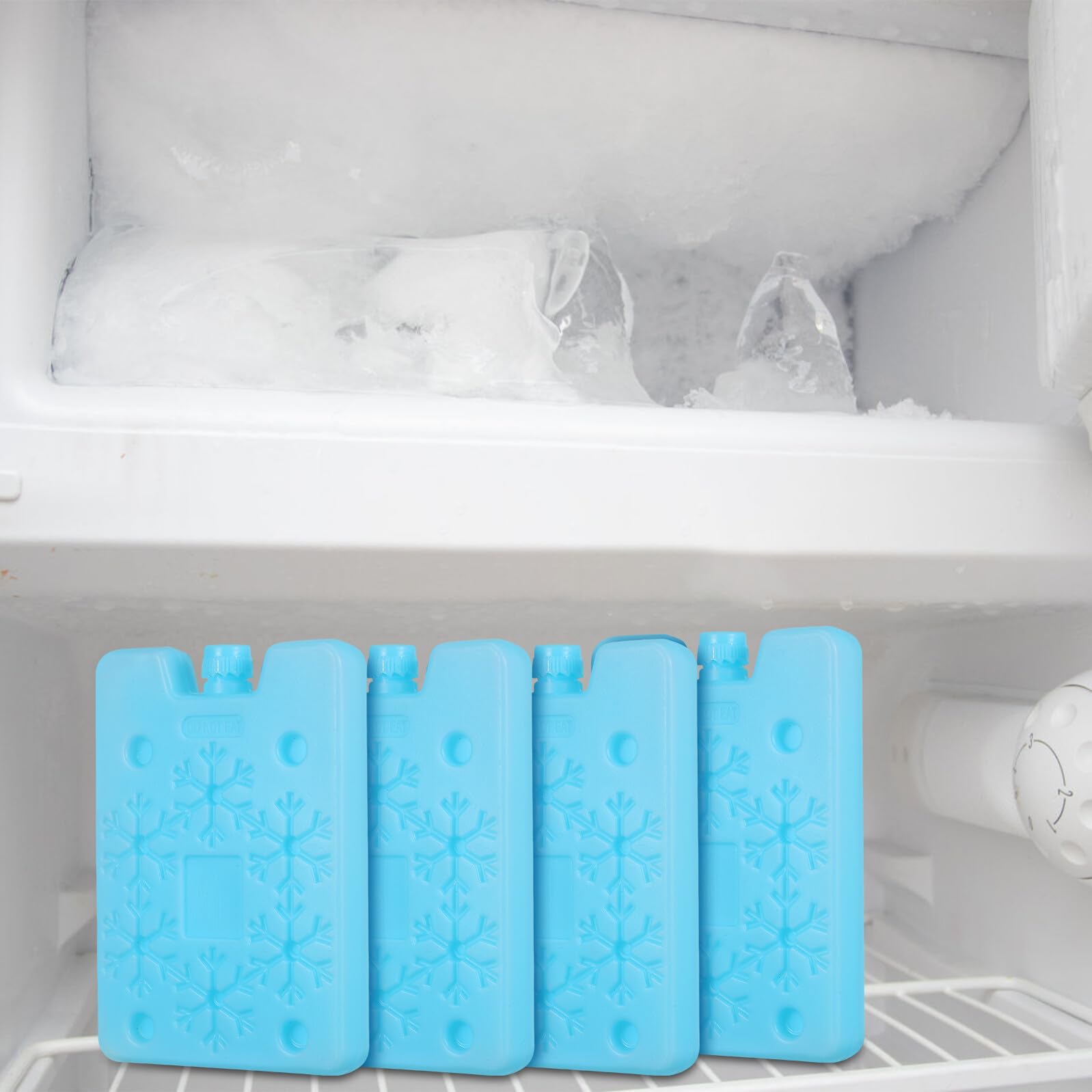 Lot de 6 blocs de glace rectangulaires et légers pour randonnée, maison, UK Lot de 6 blocs de glace rectangulaires et légers pour randonnée, maison, UK